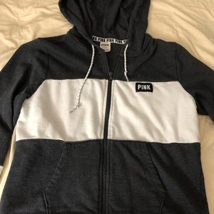 PINK full zip hoodie